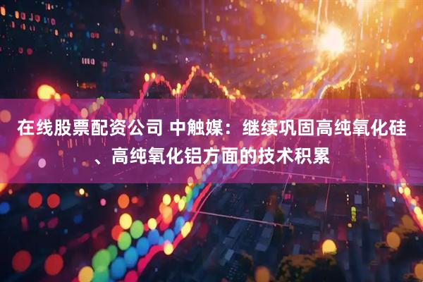 在线股票配资公司 中触媒：继续巩固高纯氧化硅、高纯氧化铝方面的技术积累